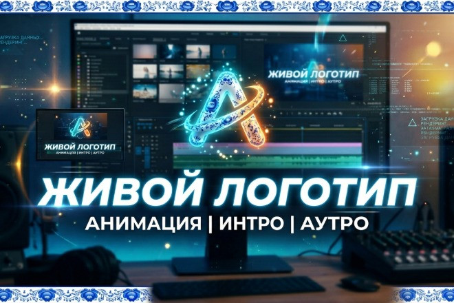 Логотип анимация - интро