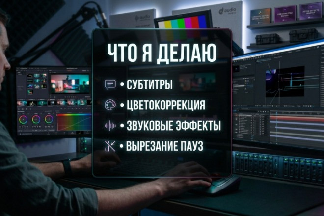 Профессиональный монтаж Reels, Shorts, TikTok под ключ