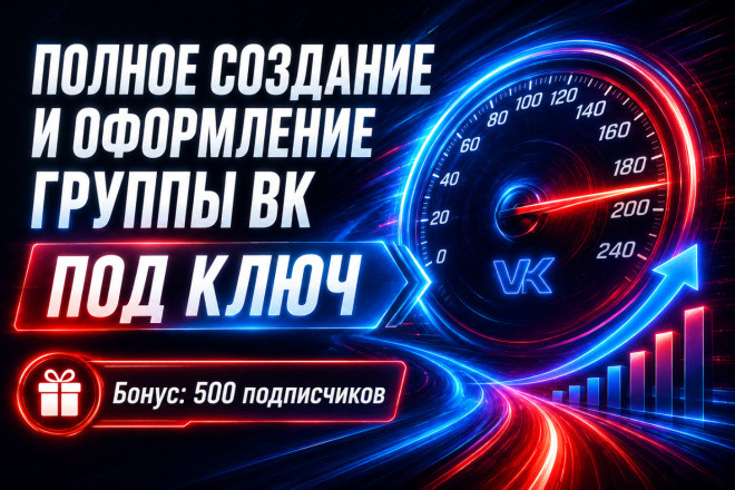 Создание и полное оформление группы ВК + Подписчики