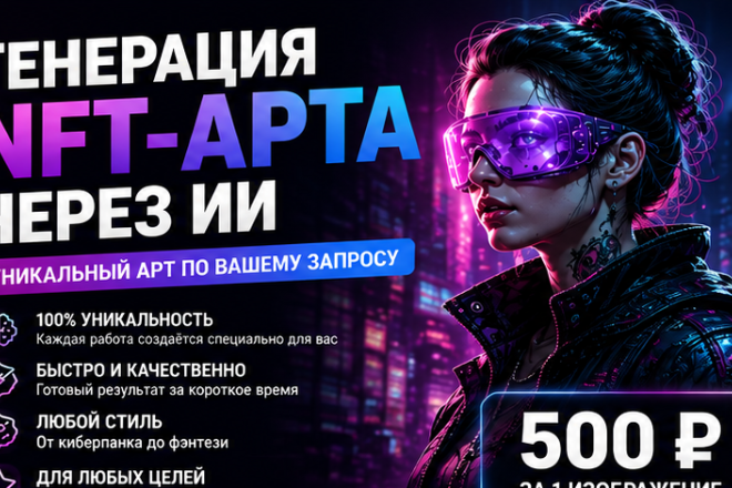 Генерация NFT-Арта через ИИ
