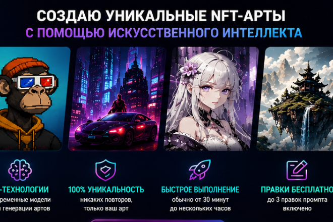 Генерация NFT-Арта через ИИ