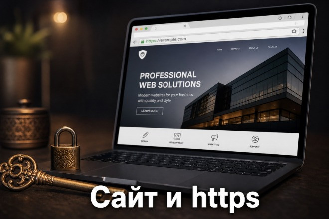 Запущу ваш сайт на сервере и подключу защищённый адрес https