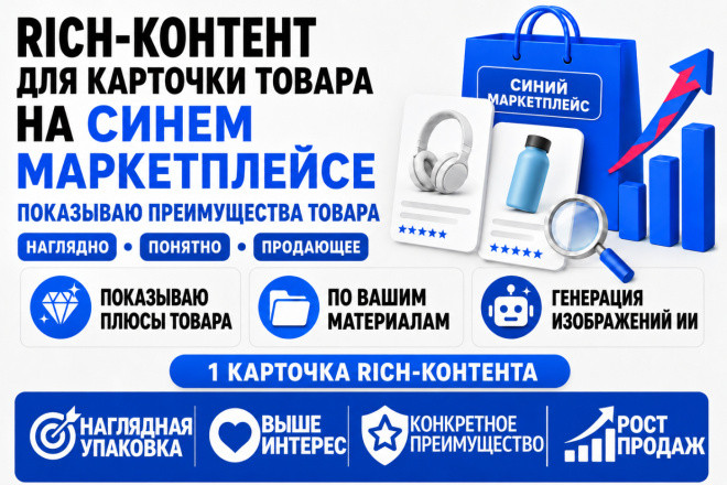 Rich контент карточки товара на Ozon