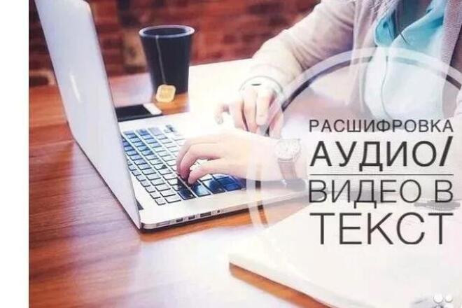 Качественная транскрибация. Перевод аудио и видео материала в текст