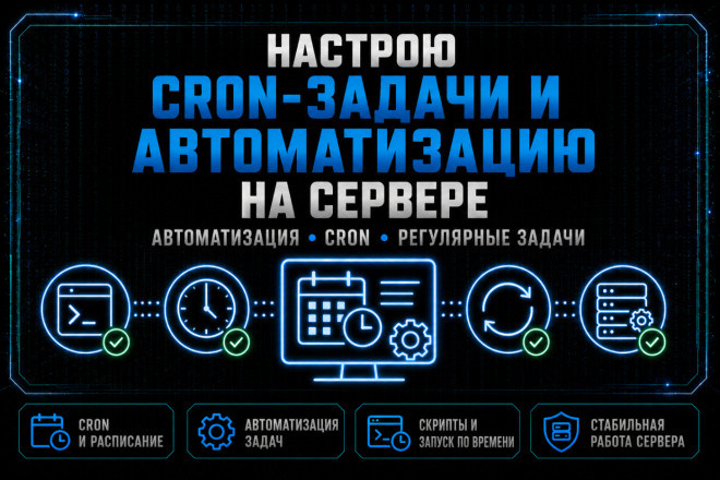 Настрою cron-задачи и автоматизацию на сервере