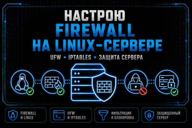 Настрою Firewall на Linux-сервере