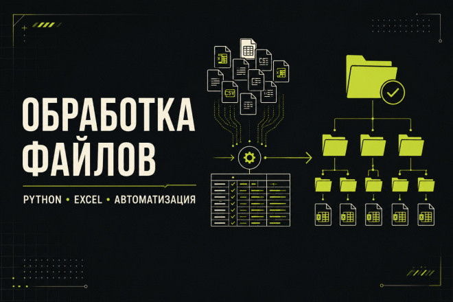 Разработаю программу для массовой обработки файлов