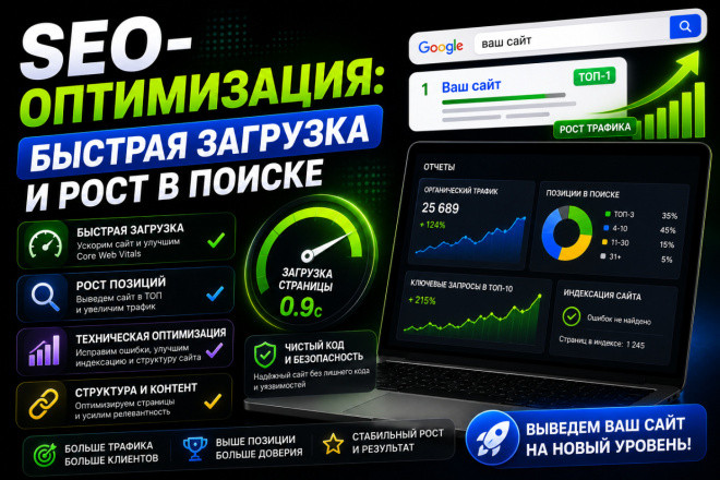 SEO-оптимизация: быстрая загрузка и рост в поиске