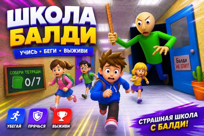 Готовая игра Школа Балди для Яндекс Игр