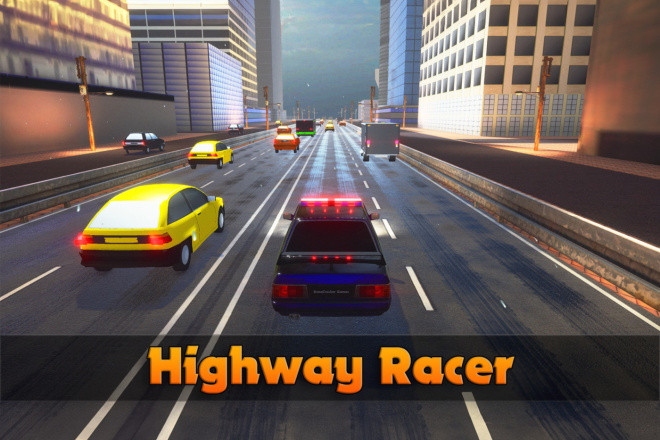 Highway Racer - Готовый проект на Unity