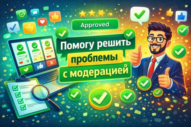 Помогу решить проблемы с модерацией и поделюсь секретами успеха