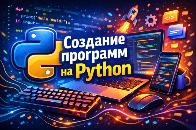 Создание программы на Python