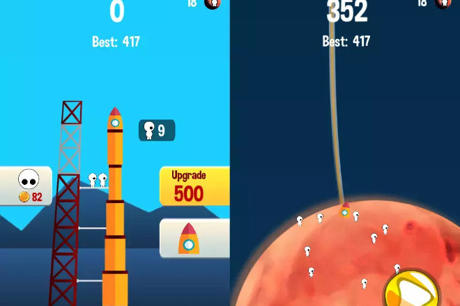 Space Frontier - Готовый проект ракетной игры на Unity с AdMob
