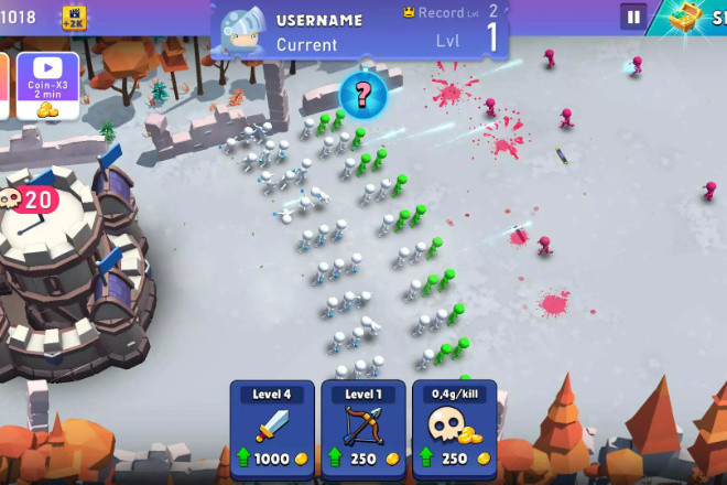 Stick Guys Defense - Готовый проект TD игры на Unity