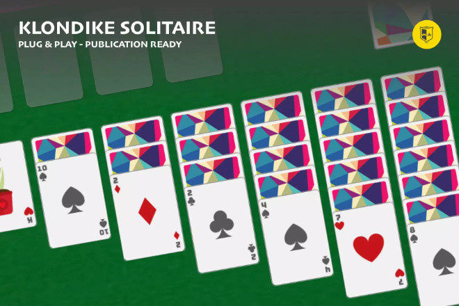 Klondike Solitaire - Complete Game Tutorial - Готовый проект на Юнити