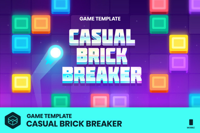 Bricks Breaker - Готовый шаблон на Unity