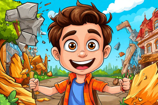 Готовая игра Рисуй, чтобы крушить для Яндекс Игр
