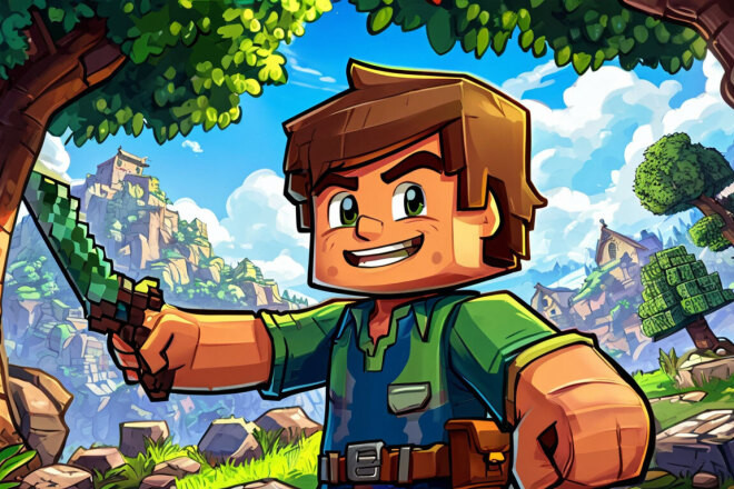 Готовая игра Нуб Выживание Про: Стань Легендой для Яндекс Игр
