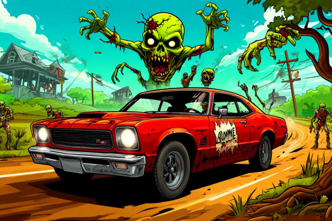 Готовая игра Зомби Драйв для Яндекс Игр