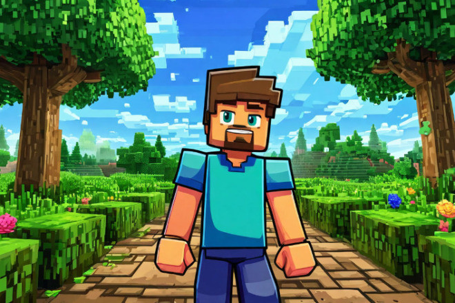 Кликер в стиле Minecraft: Готовый проект Unity для Яндекс Игр