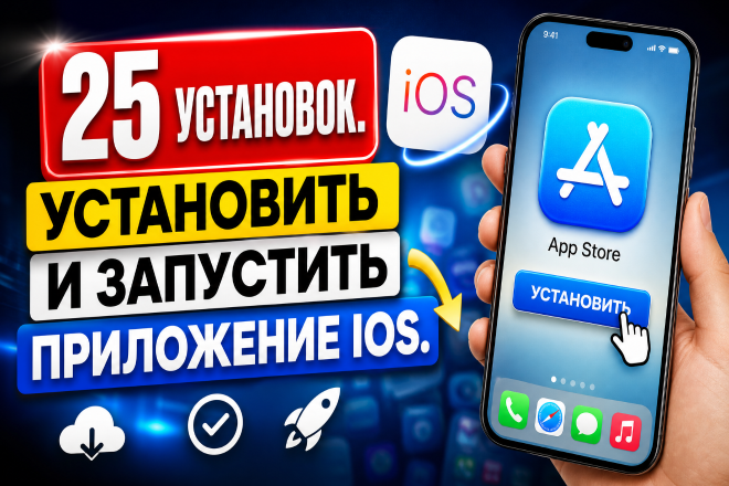 25 установок. Установка и запуск приложения на IOS
