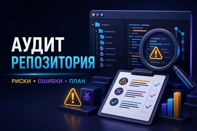 Проведу аудит небольшого репозитория и подготовлю отчёт