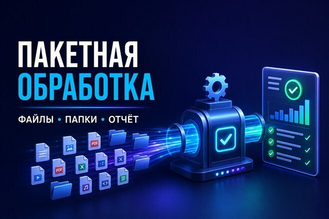 Автоматизирую пакетную обработку файлов и папок
