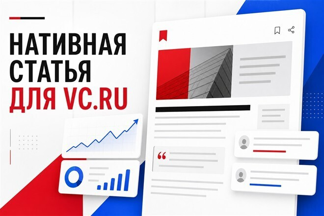 Подготовлю нативную интеграцию для вашего блога на VC.ru
