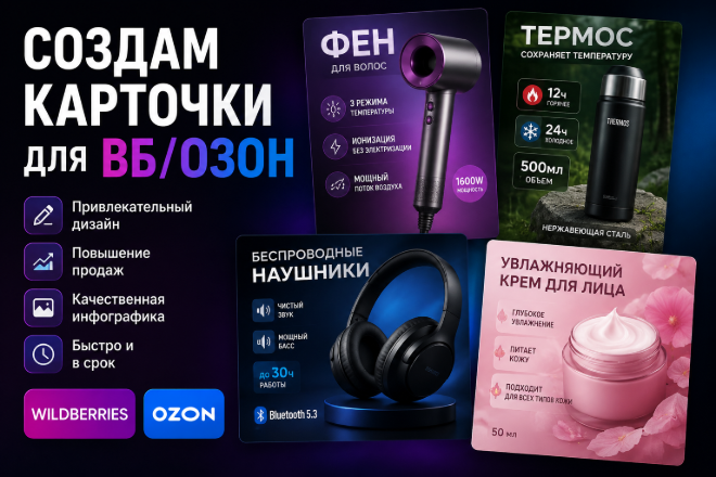 Инфографика ОЗОН/ВБ