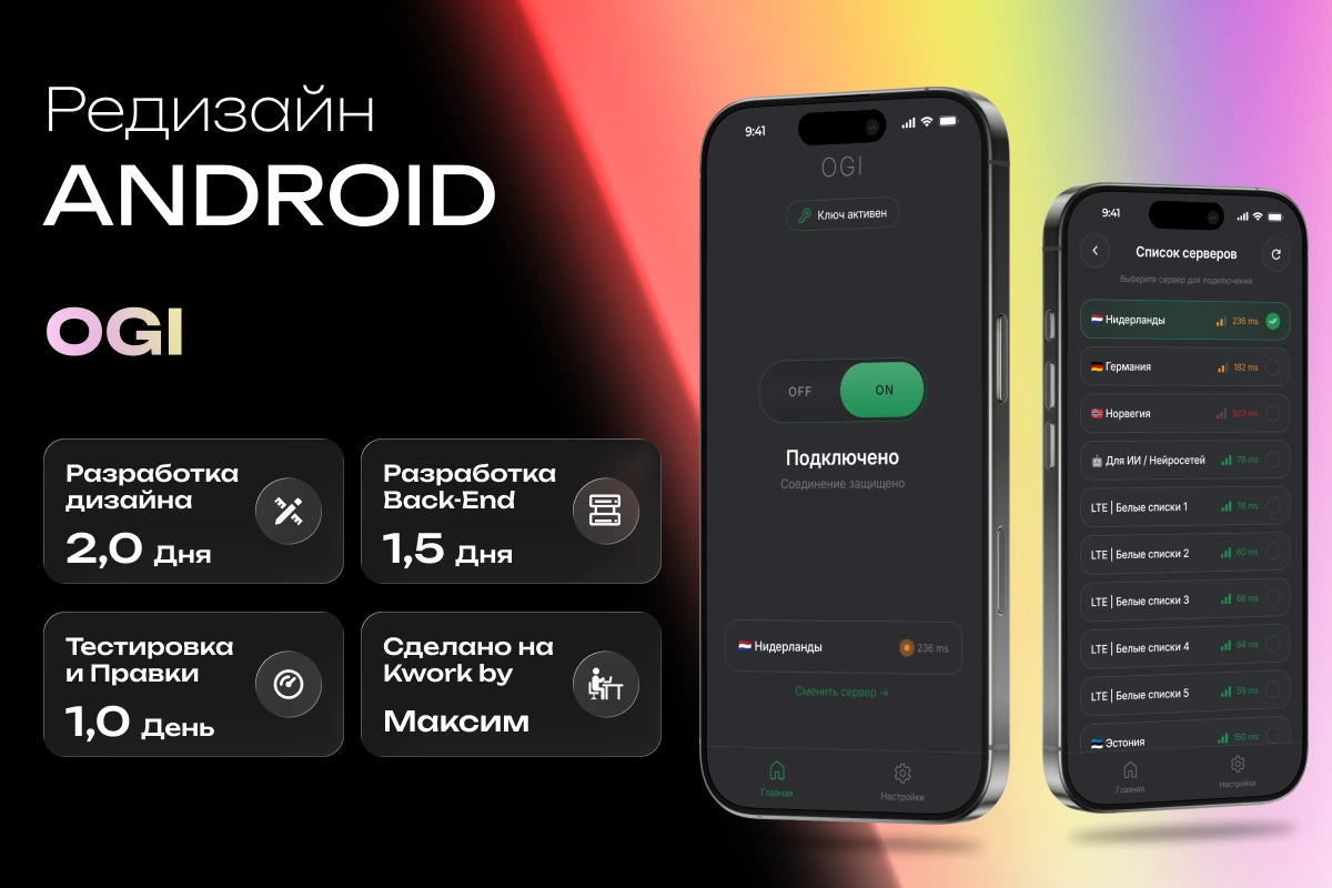 Редизайн приложения OGI
