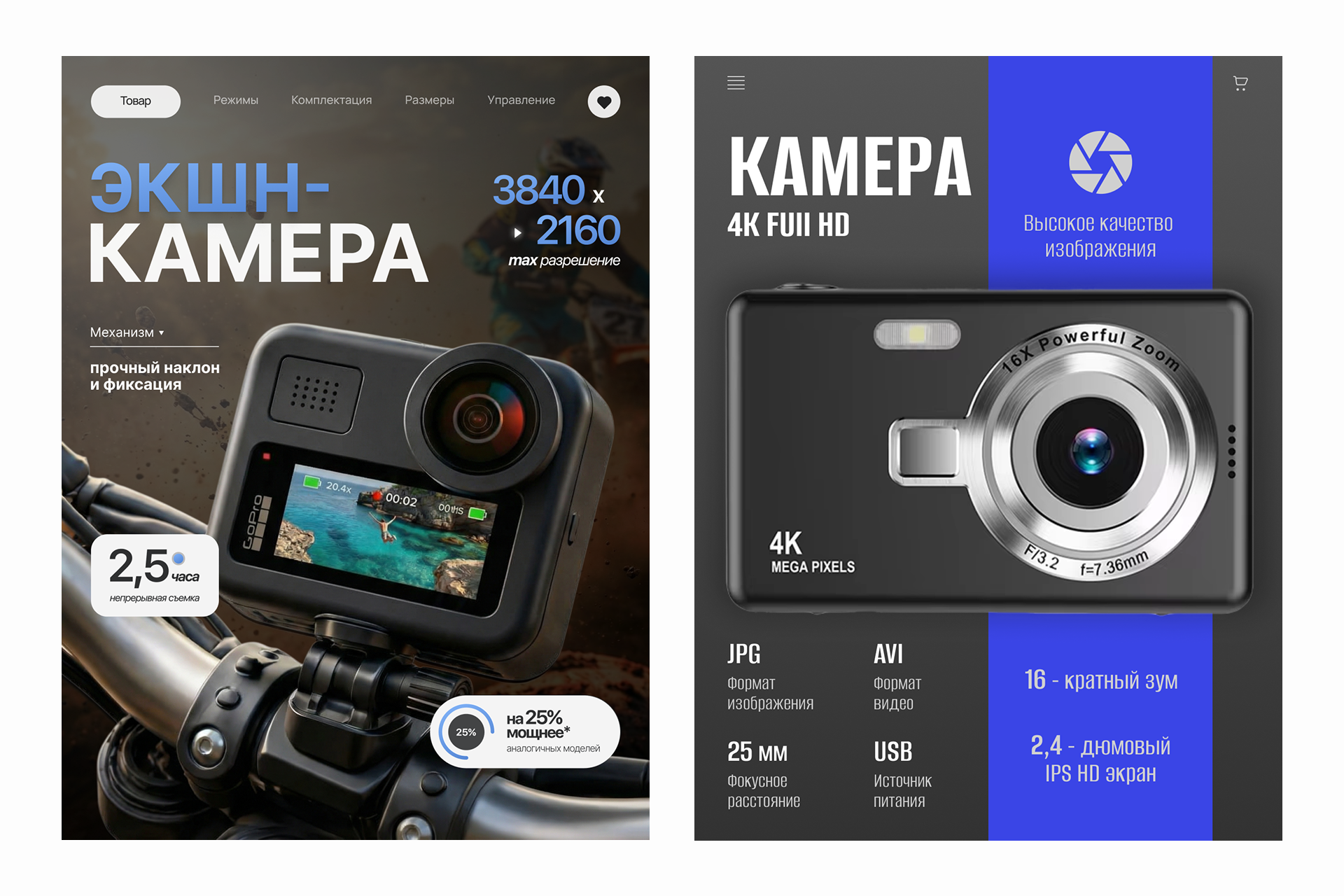 Инфографика для техники. Дизайн карточек для маркетплейсов